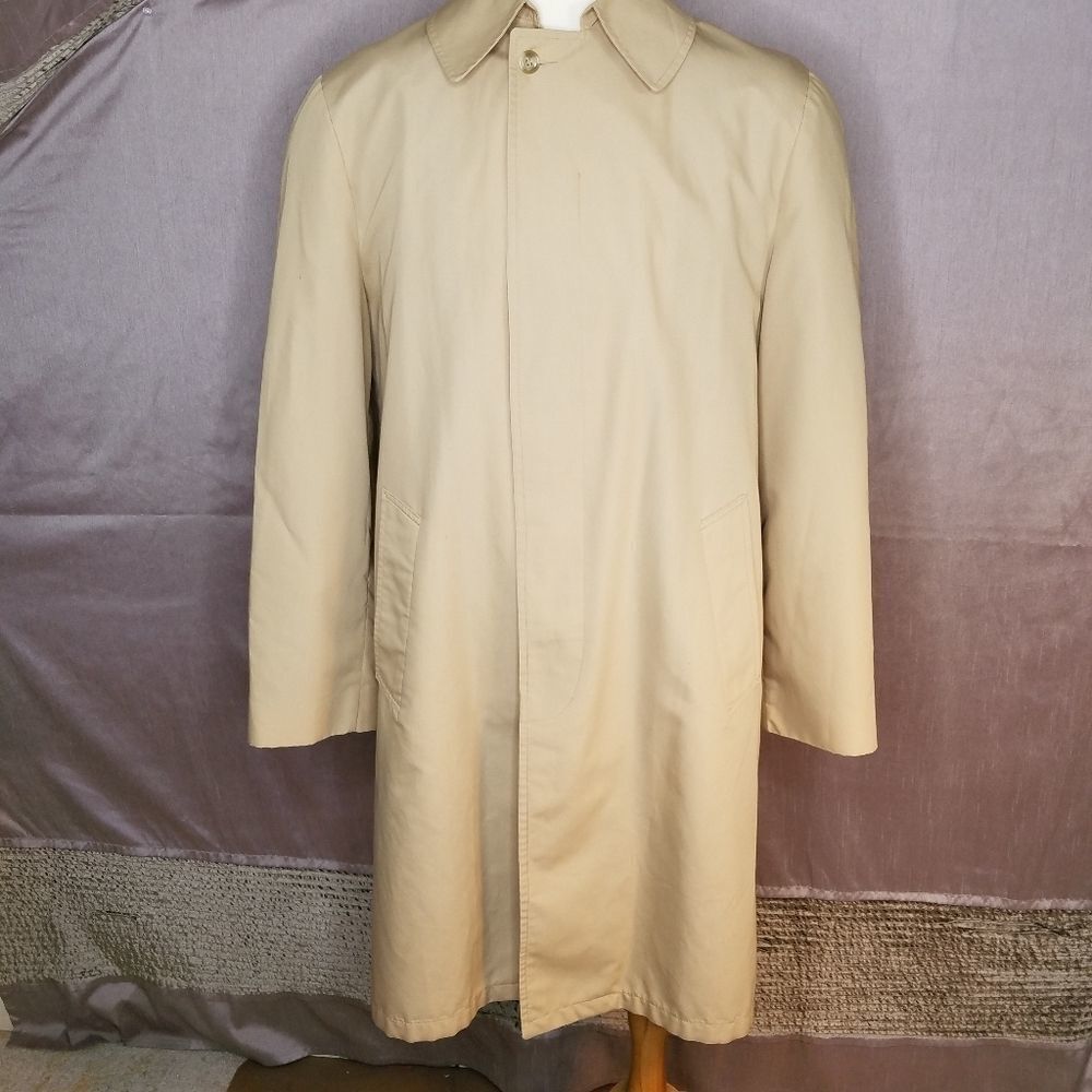 SEARS Men's Trenchcoat 42 Tall